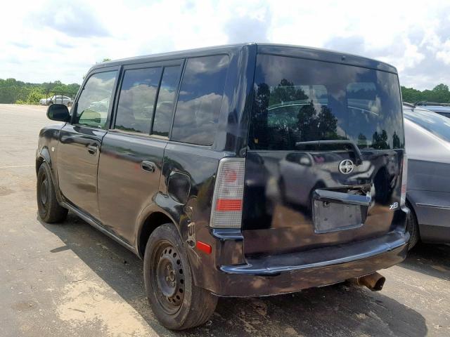 JTLKT324264058263 - 2006 TOYOTA SCION XB BLACK photo 3