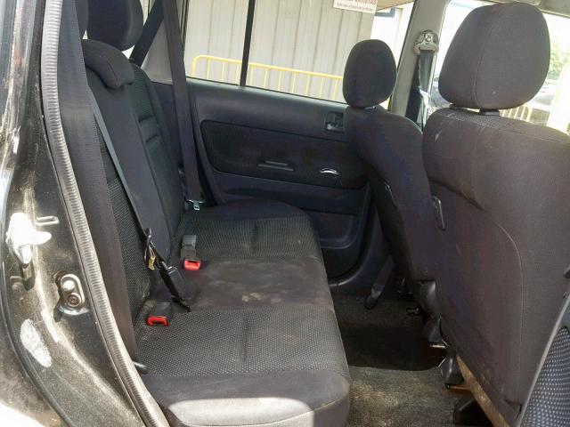 JTLKT324264058263 - 2006 TOYOTA SCION XB BLACK photo 6