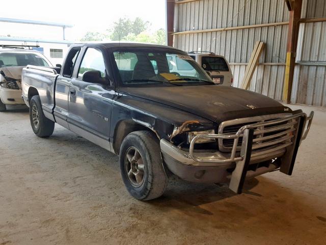 1B7GL22Y3WS617894 - 1998 DODGE DAKOTA BLACK photo 1