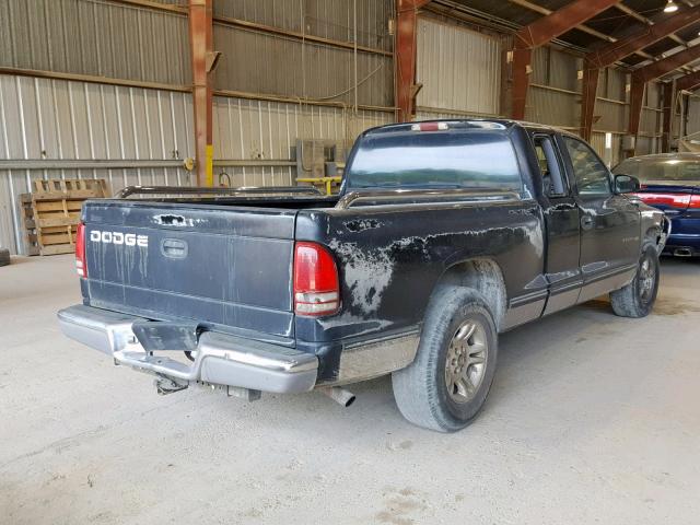 1B7GL22Y3WS617894 - 1998 DODGE DAKOTA BLACK photo 4