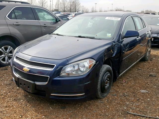 1G1ZC5E09CF272318 - 2012 CHEVROLET MALIBU 1LT BLUE photo 2
