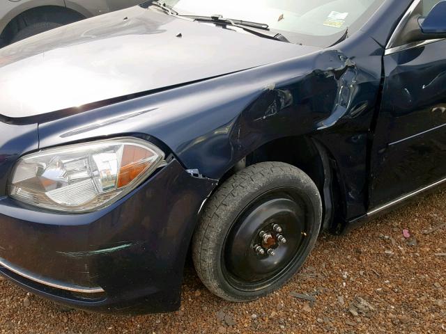 1G1ZC5E09CF272318 - 2012 CHEVROLET MALIBU 1LT BLUE photo 9