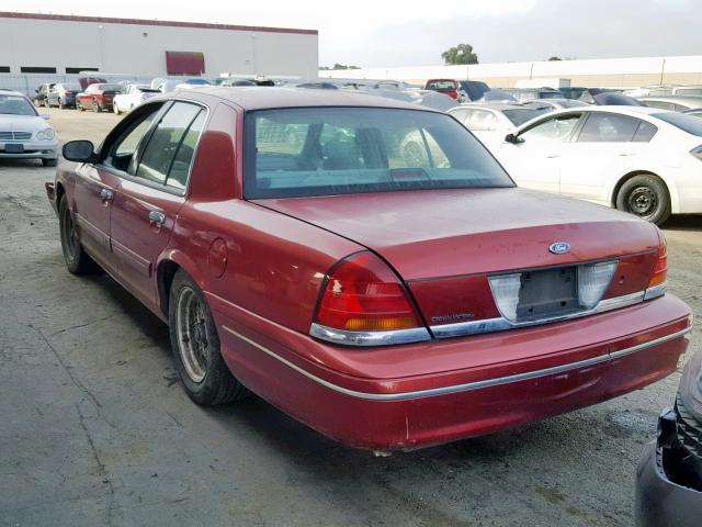 2FAFP73W5XX131585 - 1999 FORD CROWN VICT RED photo 3