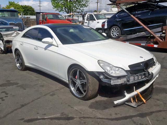 WDDDJ72X47A107449 - 2007 MERCEDES-BENZ CLS 550 WHITE photo 1