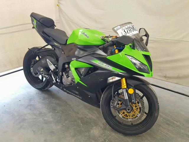 JKBZXJF15EA003105 - 2014 KAWASAKI ZX636 F GREEN photo 1