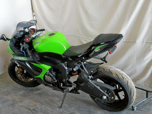 JKBZXJF15EA003105 - 2014 KAWASAKI ZX636 F GREEN photo 3