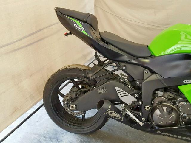 JKBZXJF15EA003105 - 2014 KAWASAKI ZX636 F GREEN photo 6