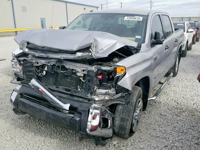 5TFEW5F11GX196548 - 2016 TOYOTA TUNDRA CRE SILVER photo 2