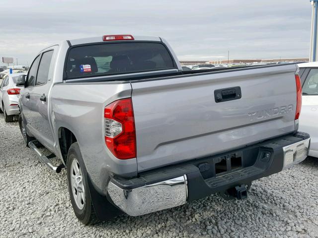 5TFEW5F11GX196548 - 2016 TOYOTA TUNDRA CRE SILVER photo 3