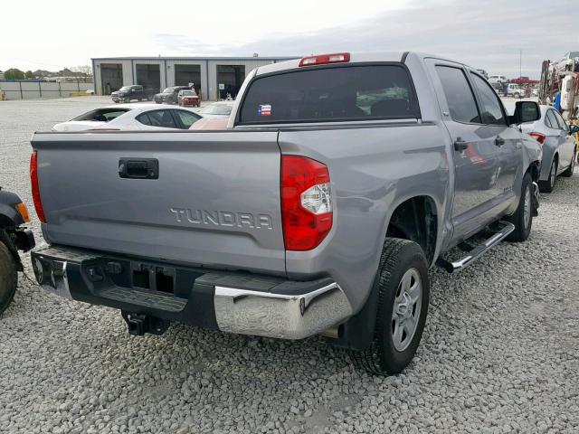 5TFEW5F11GX196548 - 2016 TOYOTA TUNDRA CRE SILVER photo 4