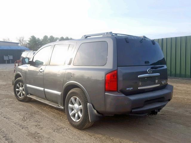 5N3AA08C24N803744 - 2004 INFINITI QX56 CHARCOAL photo 3