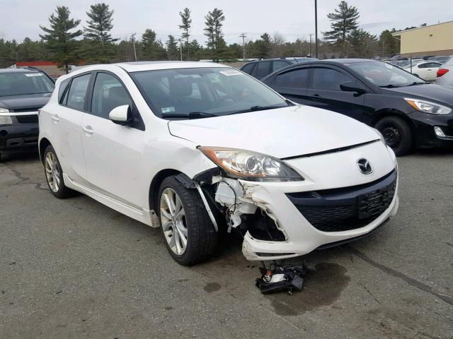 JM1BL1H63A1181587 - 2010 MAZDA 3 S WHITE photo 1