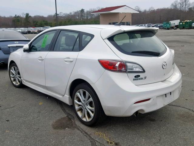 JM1BL1H63A1181587 - 2010 MAZDA 3 S WHITE photo 3