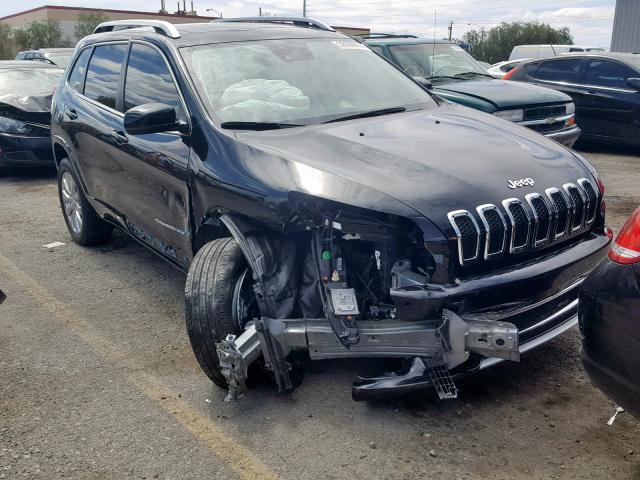 1C4PJMJS2GW314825 - 2016 JEEP CHEROKEE O BLACK photo 1