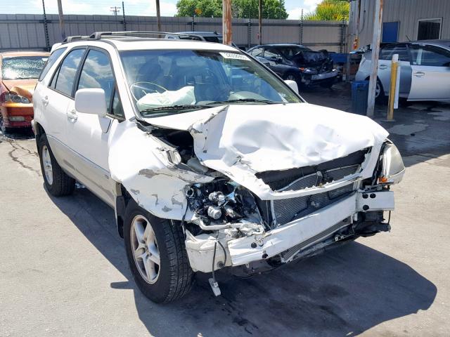 JTJHF10U010210462 - 2001 LEXUS RX 300 WHITE photo 1