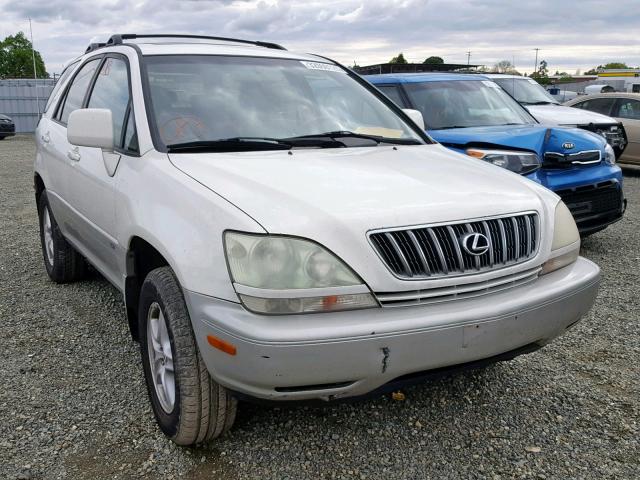 JTJHF10U820237037 - 2002 LEXUS RX 300 WHITE photo 1