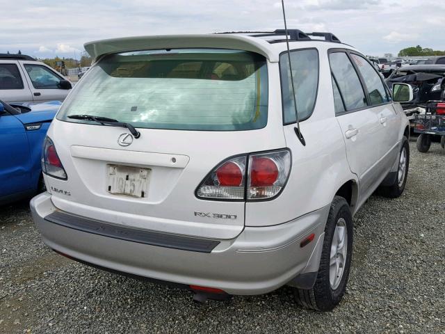 JTJHF10U820237037 - 2002 LEXUS RX 300 WHITE photo 4