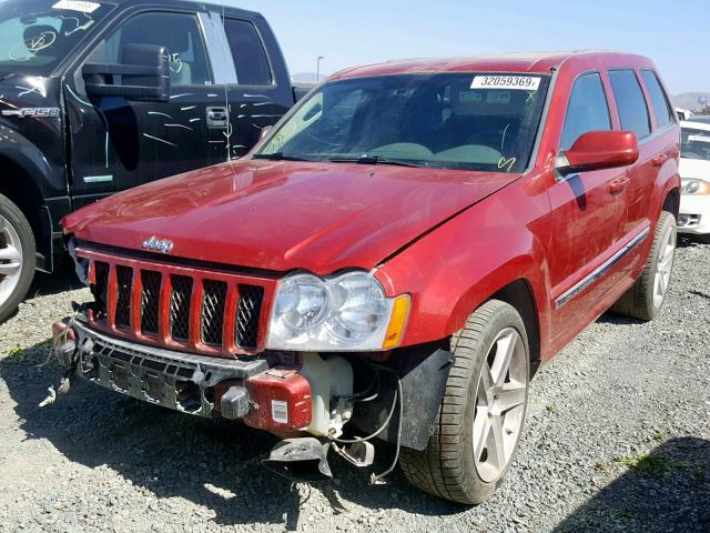 1J8HR78376C258192 - 2006 JEEP GRAND CHER RED photo 2