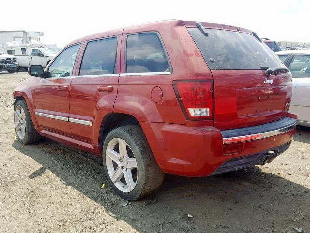 1J8HR78376C258192 - 2006 JEEP GRAND CHER RED photo 3