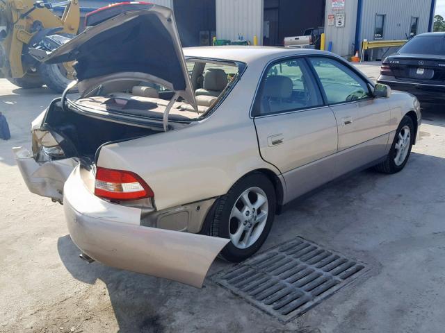 JT8BF28G910327372 - 2001 LEXUS ES 300 BEIGE photo 4