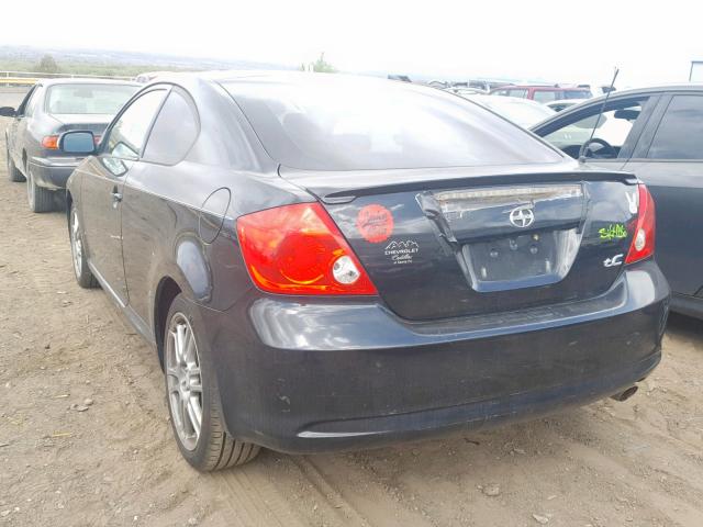 JTKDE177X50009722 - 2005 TOYOTA SCION TC შავი ფოტო 3