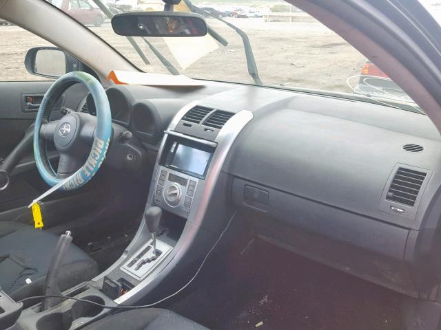 JTKDE177X50009722 - 2005 TOYOTA SCION TC შავი ფოტო 9