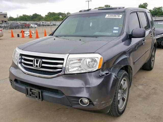 5FNYF3H34FB034759 - 2015 HONDA PILOT SE GRAY photo 2