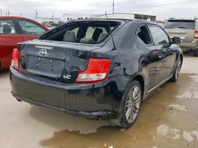 JTKJF5C73D3056990 - 2013 TOYOTA SCION TC BLACK photo 4