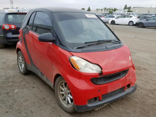 WMEEJ31X09K268579 - 2009 SMART FORTWO PUR RED photo 1
