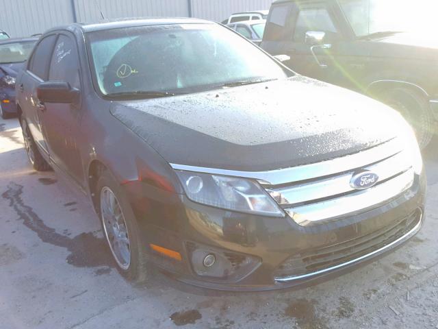 3FAHP0HA9BR272857 - 2011 FORD FUSION SE BLACK photo 1