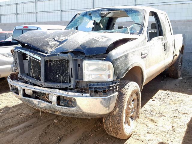 1FTWW31P47EA07410 - 2007 FORD F350 SRW S BLACK photo 2