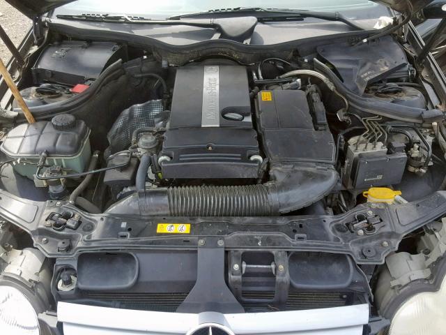 WDBRN40J23A483576 - 2003 MERCEDES-BENZ C 230K SPO BLACK photo 7