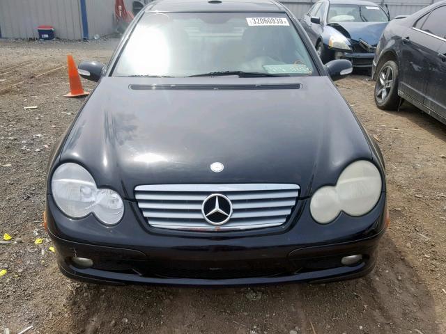 WDBRN40J23A483576 - 2003 MERCEDES-BENZ C 230K SPO BLACK photo 9