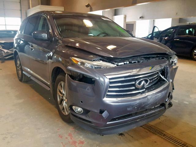 5N1AL0MMXDC314215 - 2013 INFINITI JX35 GRAY photo 1