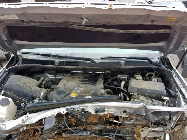 5TFDW5F19FX483565 - 2015 TOYOTA TUNDRA CRE SILVER photo 7