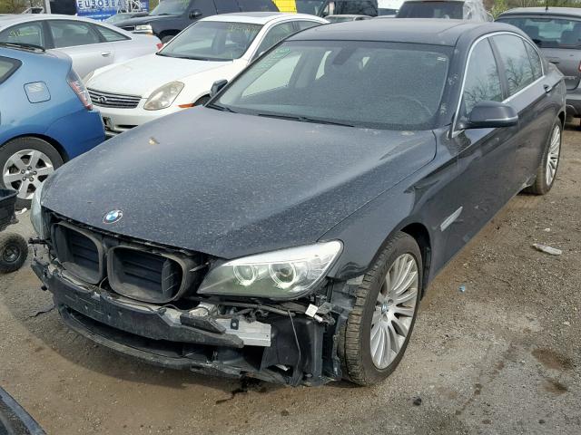 WBAYF4C54DDE23680 - 2013 BMW 740 LXI BLACK photo 2