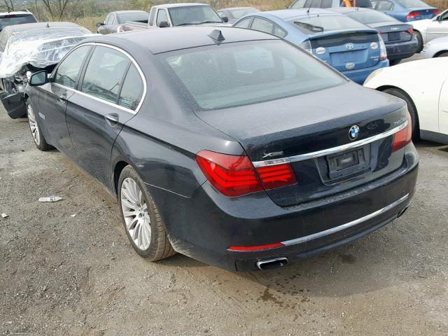 WBAYF4C54DDE23680 - 2013 BMW 740 LXI BLACK photo 3