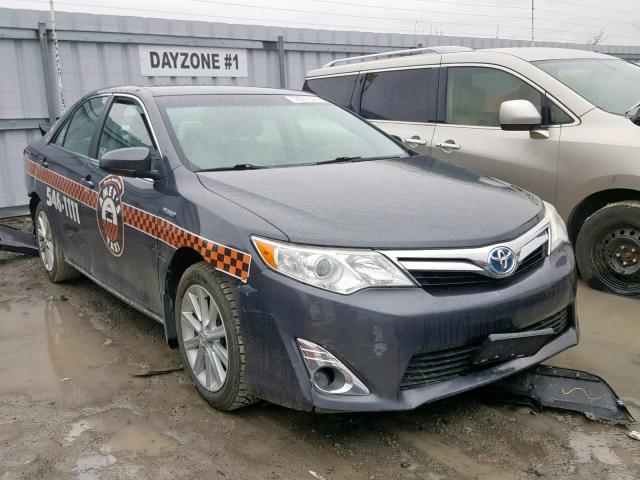 4T1BD1FK4CU022037 - 2012 TOYOTA CAMRY HYBR BLACK photo 1