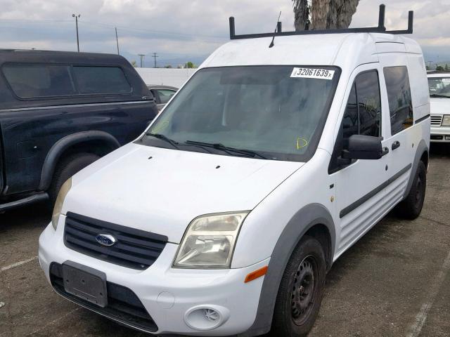 NM0LS6BN6AT041569 - 2010 FORD TRANSIT CO WHITE photo 2