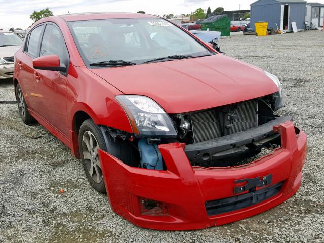 3N1AB6AP6CL695611 - 2012 NISSAN SENTRA 2.0 RED photo 1