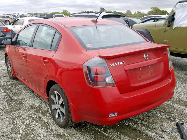 3N1AB6AP6CL695611 - 2012 NISSAN SENTRA 2.0 RED photo 4