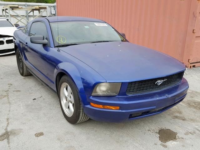 1ZVFT80N855166463 - 2005 FORD MUSTANG BLUE photo 1