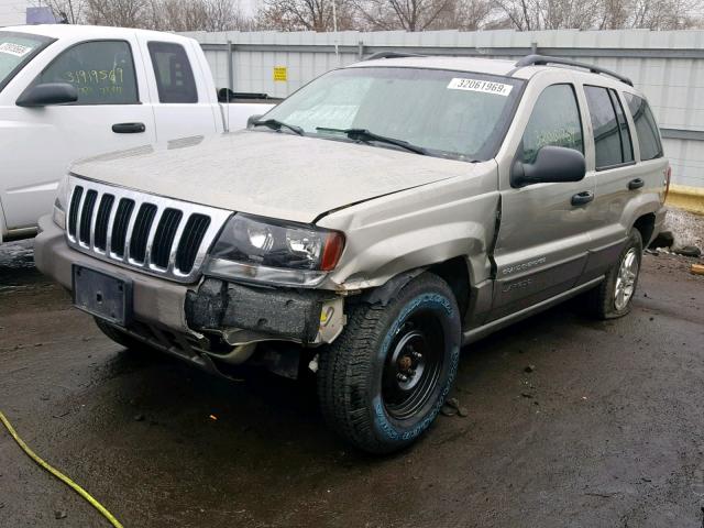 1J4GW48S43C532035 - 2003 JEEP GRAND CHER TAN photo 2