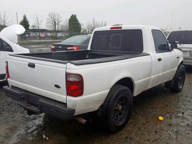 1FTYR10D42PA78471 - 2002 FORD RANGER YELLOW photo 4