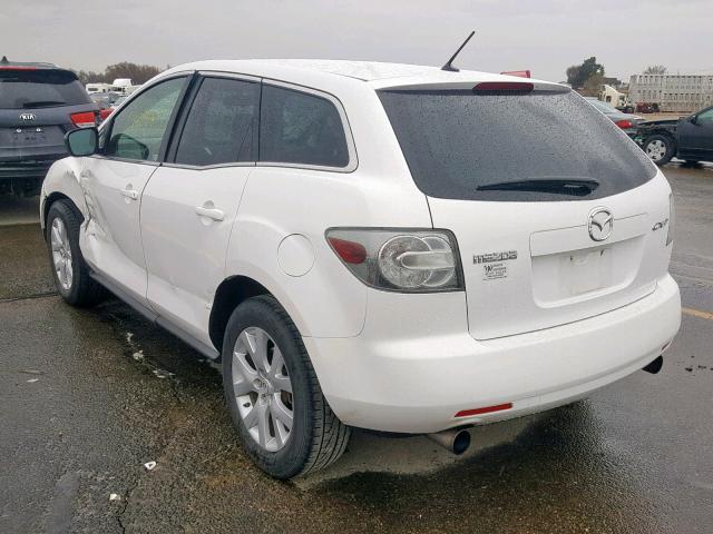 JM3ER293670135151 - 2007 MAZDA CX-7 WHITE photo 3