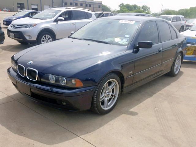 WBADN63411GM70211 - 2001 BMW 540 I AUTO BLUE photo 2