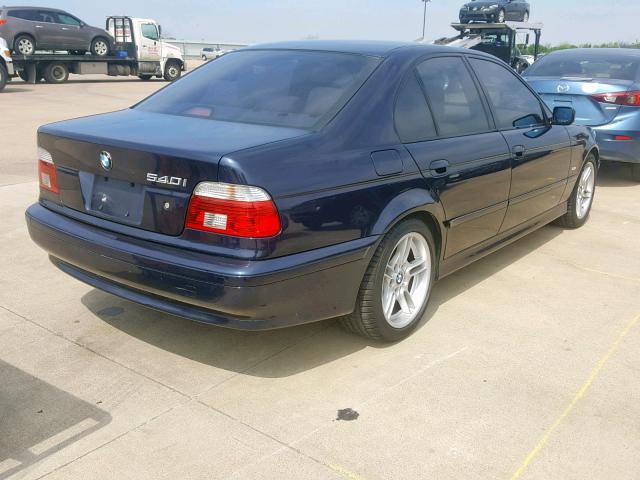 WBADN63411GM70211 - 2001 BMW 540 I AUTO BLUE photo 4