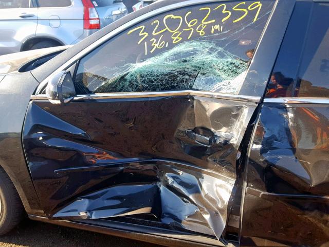 1G11C5SA4DF302644 - 2013 CHEVROLET MALIBU 1LT BLACK photo 10