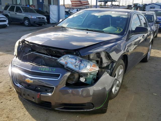 1G1ZB5E17BF336009 - 2011 CHEVROLET MALIBU LS GRAY photo 2