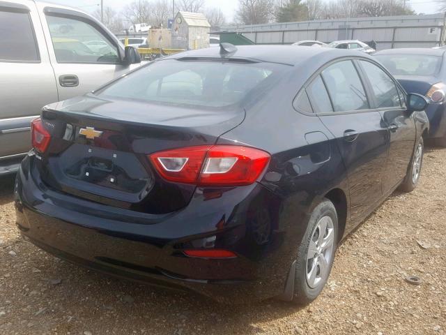 1G1BC5SM6H7280967 - 2017 CHEVROLET CRUZE LS BLACK photo 4